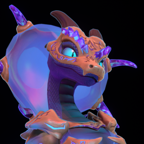 Vix the snake Necromancer (VRChat model PC/QUEST)