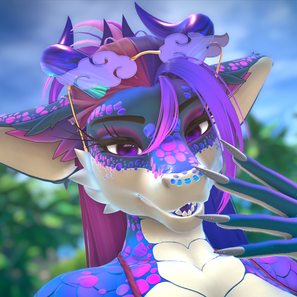 Iridescent Summer dragon texture (for Celeste)