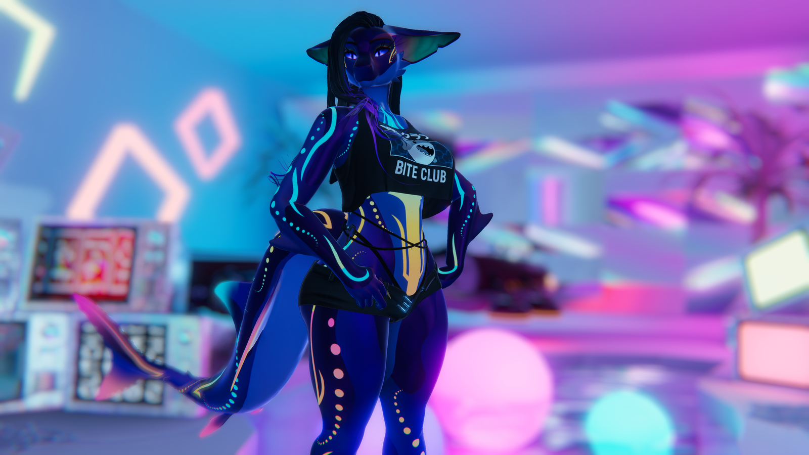 Neon Depths texture (for the Calypso Shark)