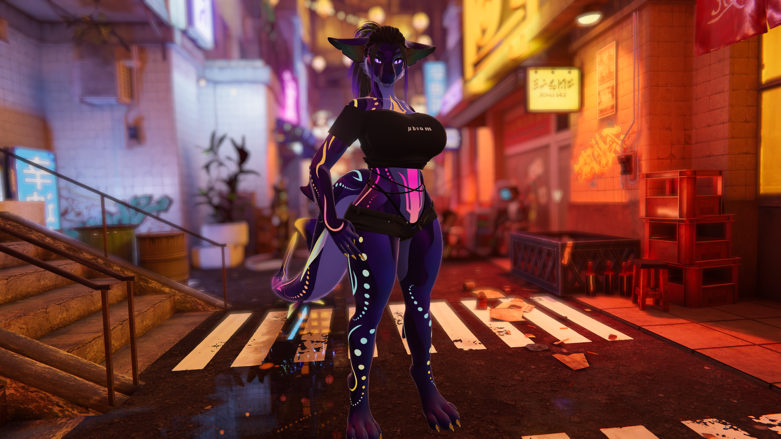 Neon Depths texture (for the Calypso Shark)