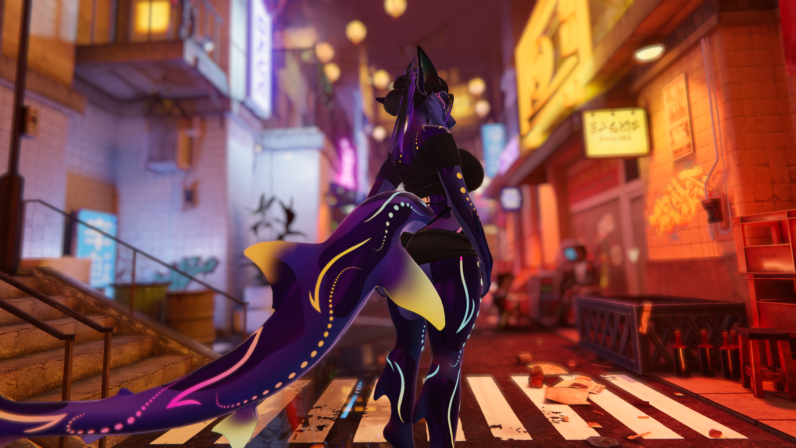 Neon Depths texture (for the Calypso Shark)
