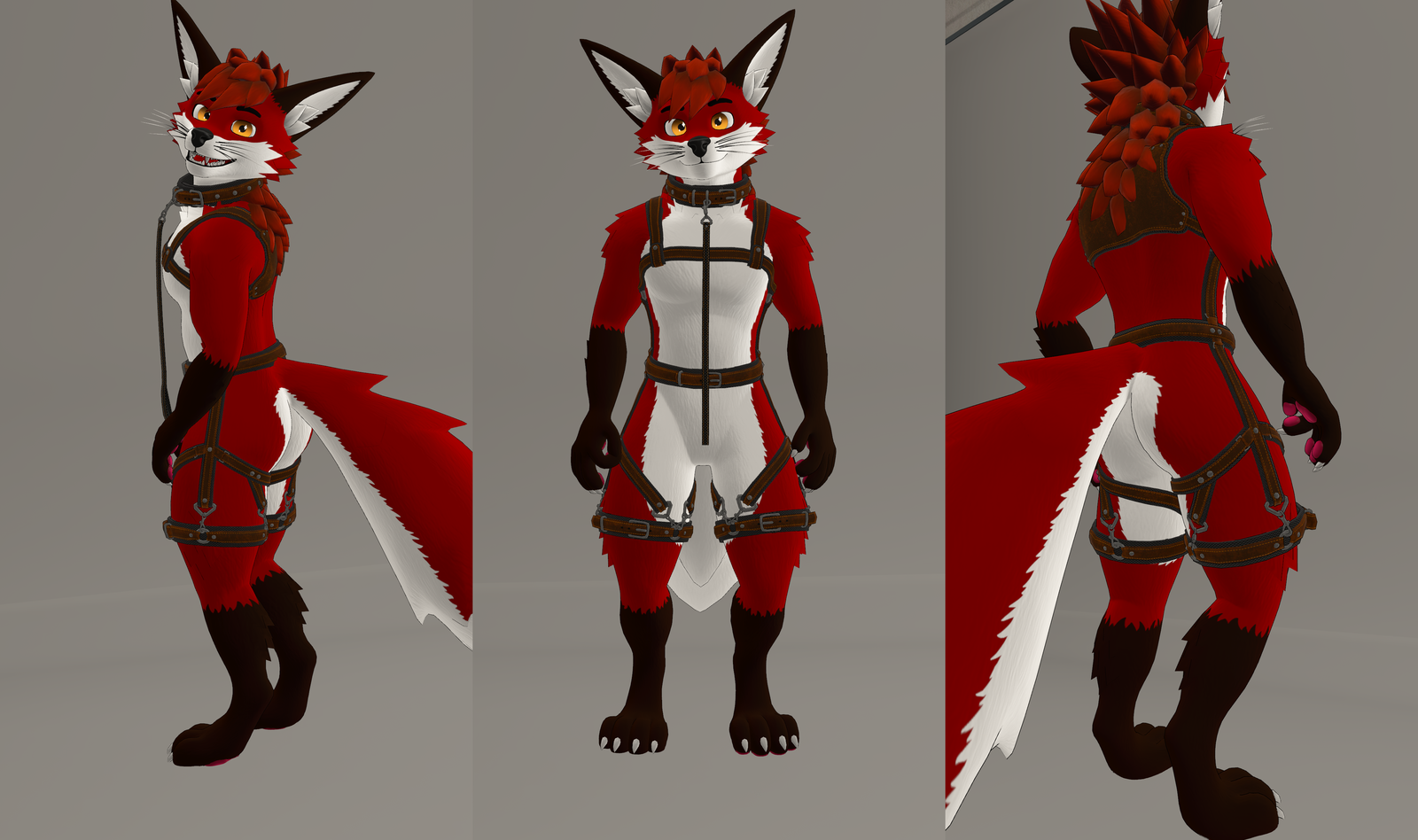 RazHarness - Harness and Collar for VRChat (Look at the list of compatible avatars)