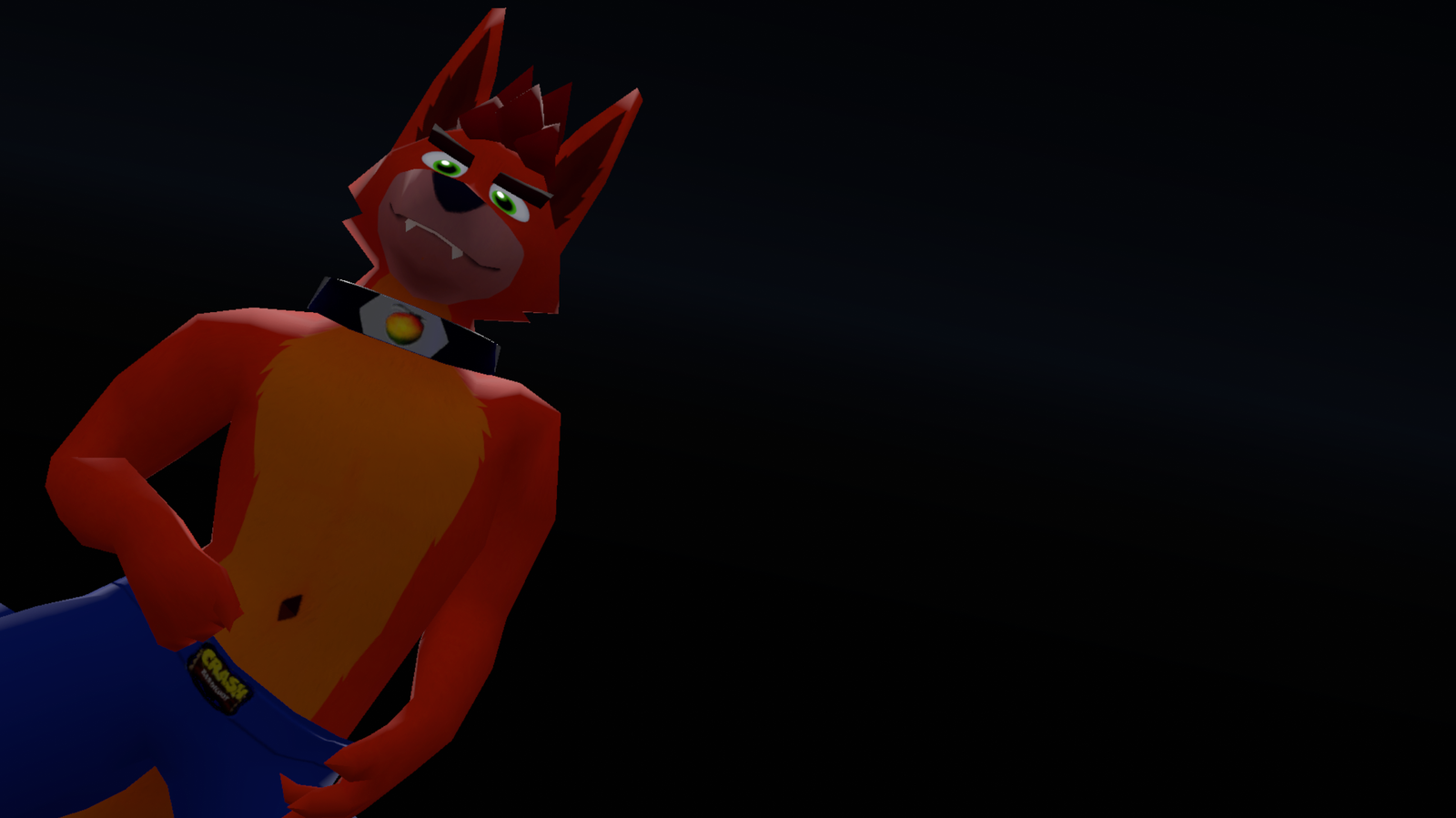 Low Poly Canine Avatar Retexture - Crash (TEXTURES ONLY)