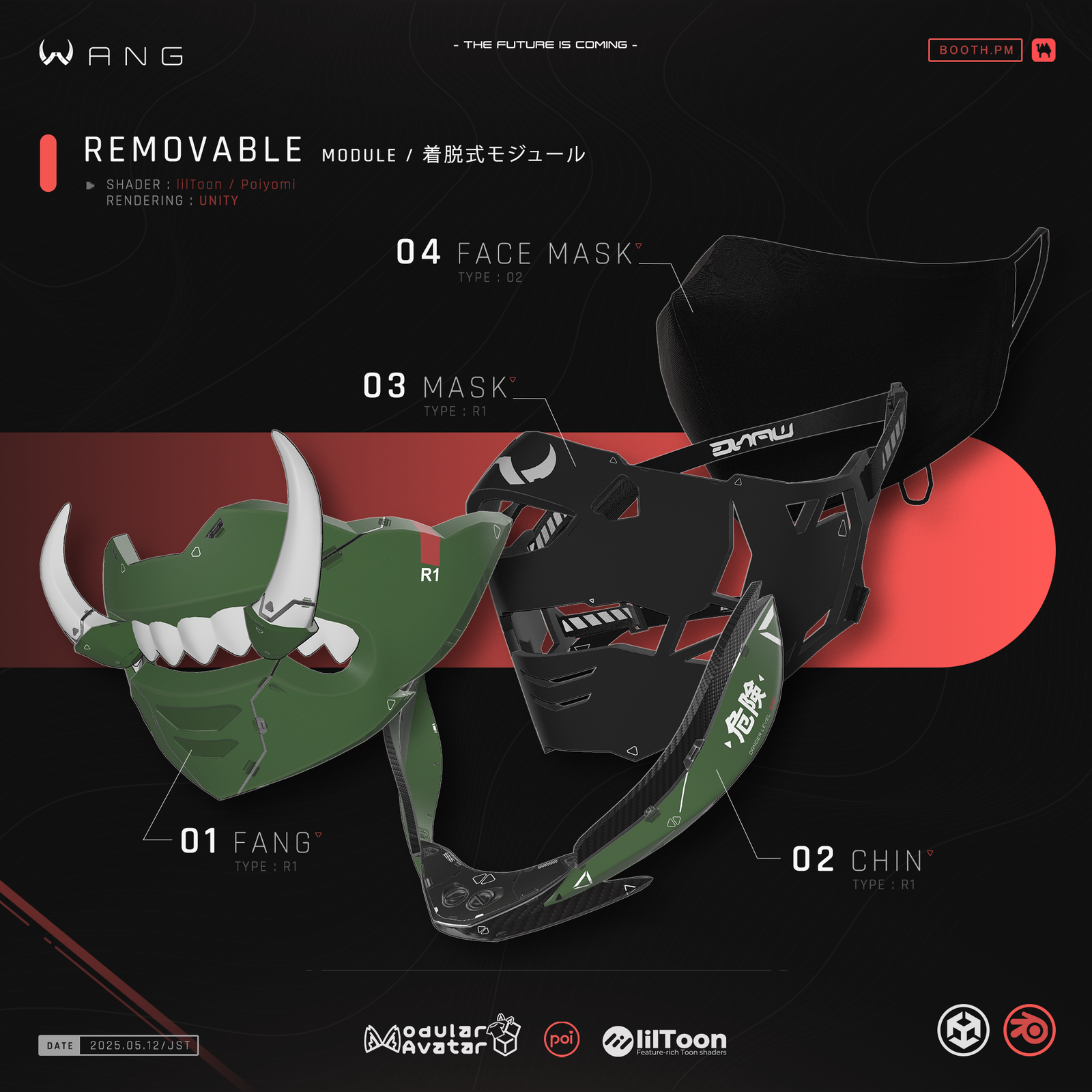 TOSAKAN Mask|Cyberpunk Style