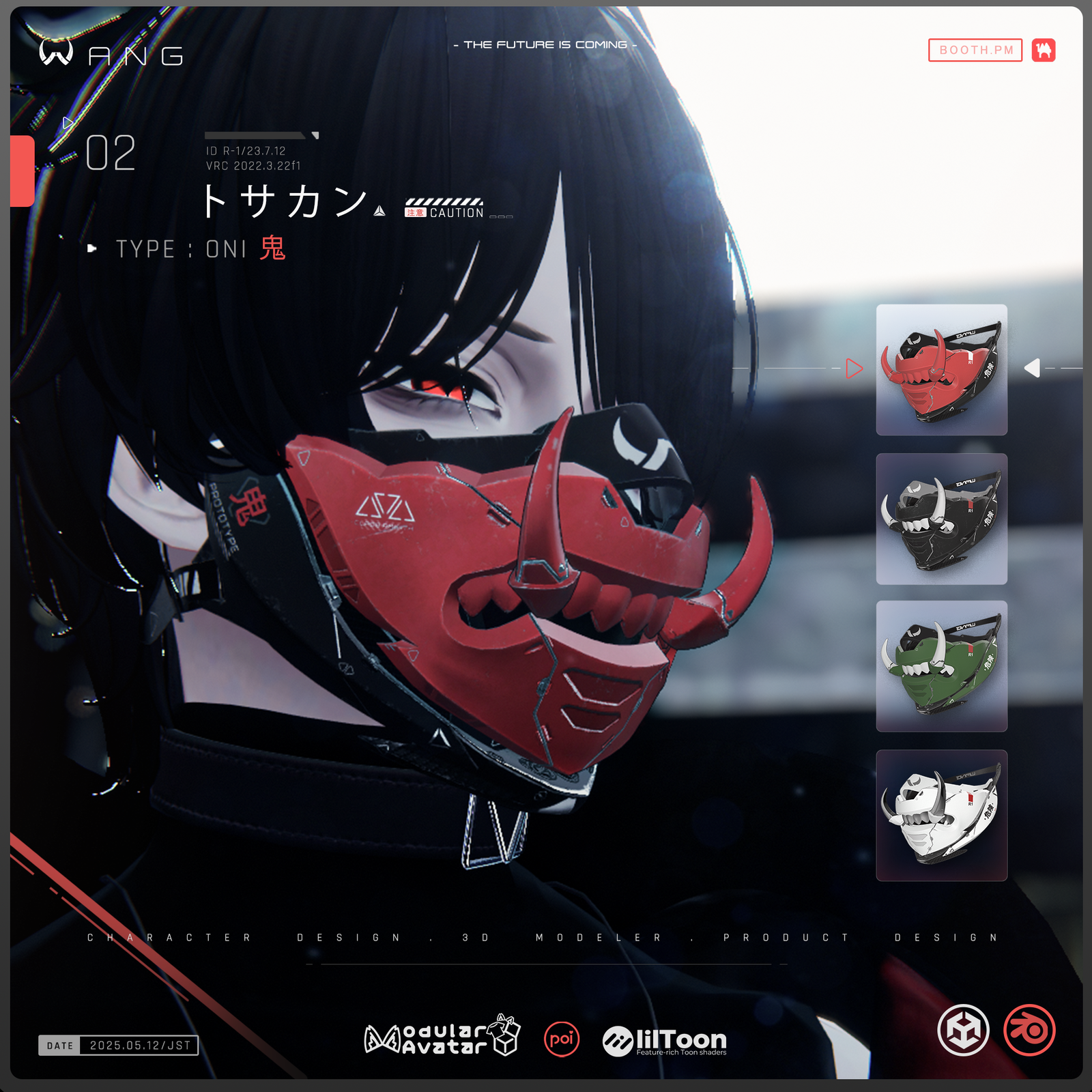 TOSAKAN Mask|Cyberpunk Style