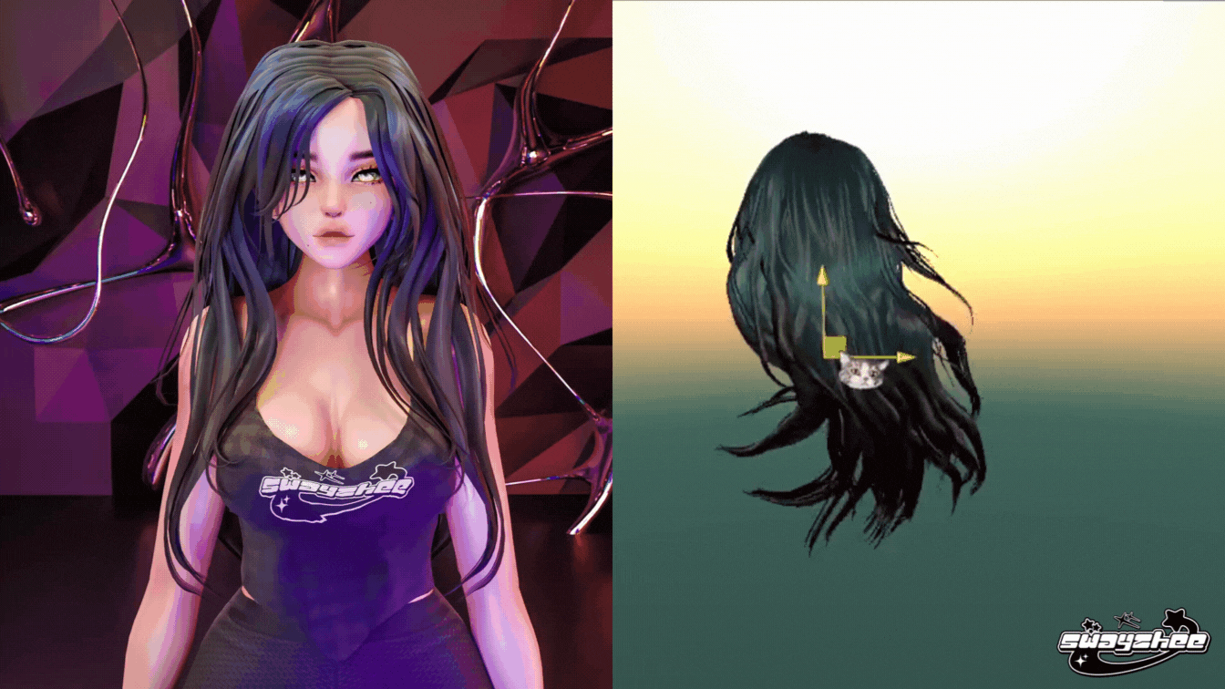 Anna Hair | Hair for VRChat