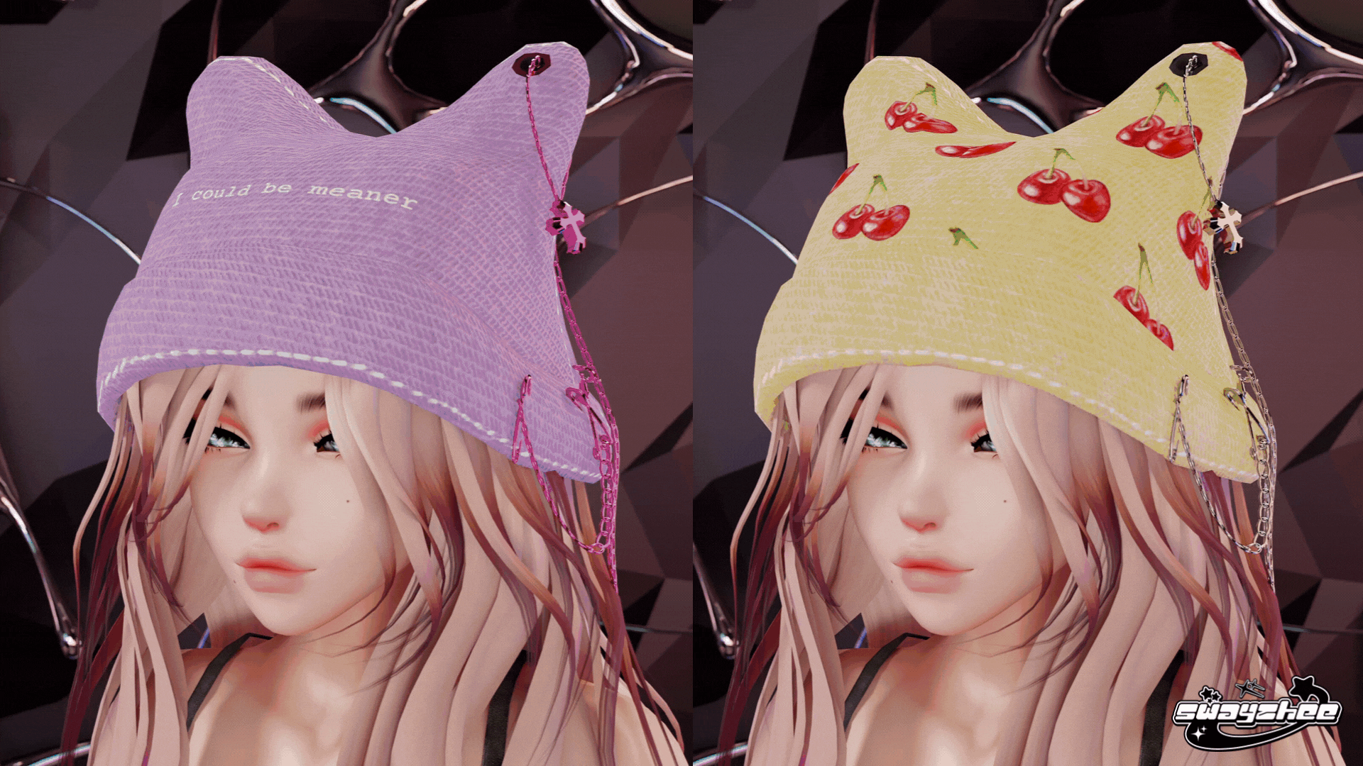 Cat Beanie for VRChat | Rigged w/ 40 Color Variants