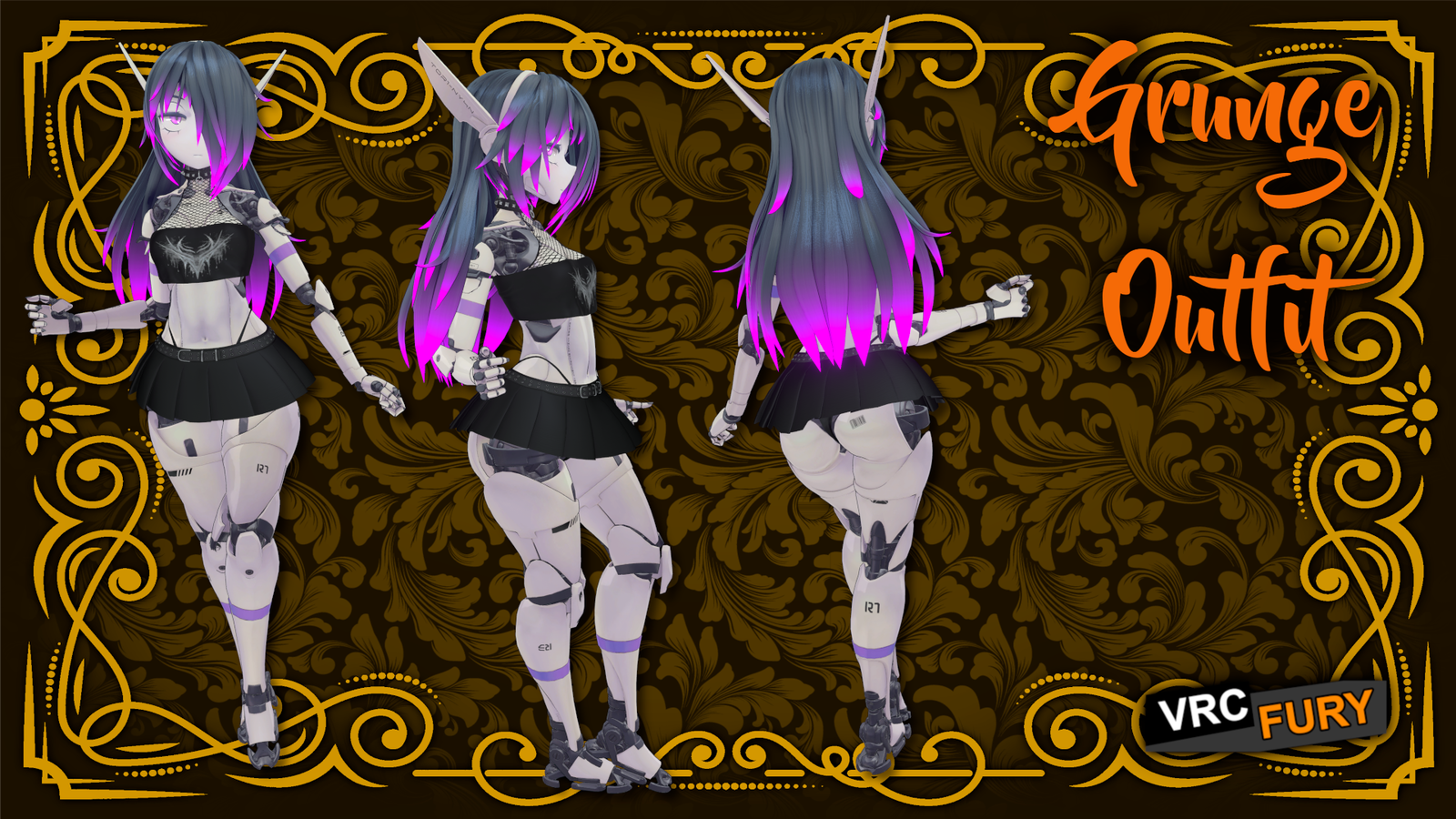 Grunge Outfit Runa DLC(oneclick)