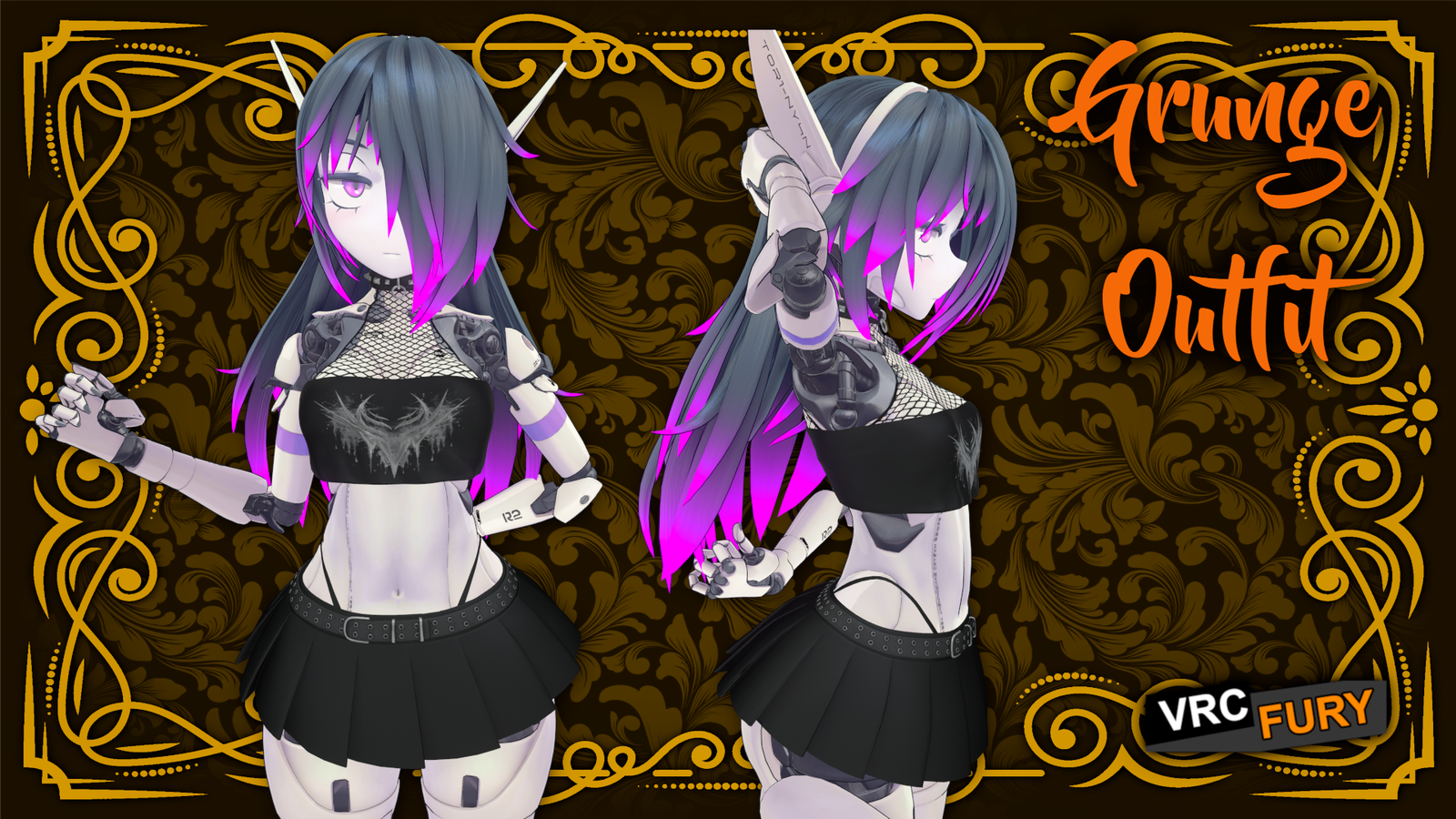 Grunge Outfit Runa DLC(oneclick)