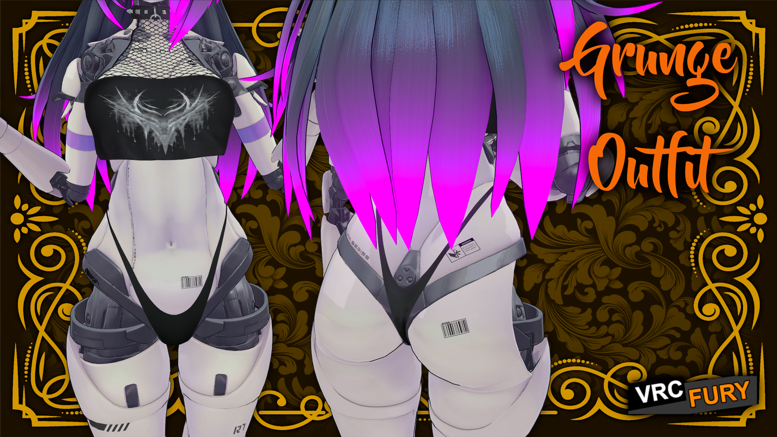 Grunge Outfit Runa DLC(oneclick)