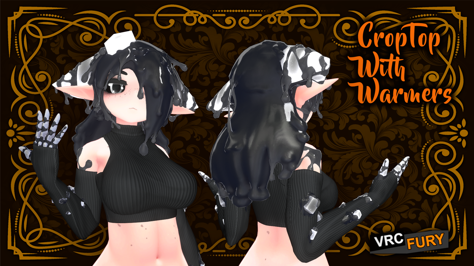 Crop top and Warmers Shoggoth ADDON(oneclick)