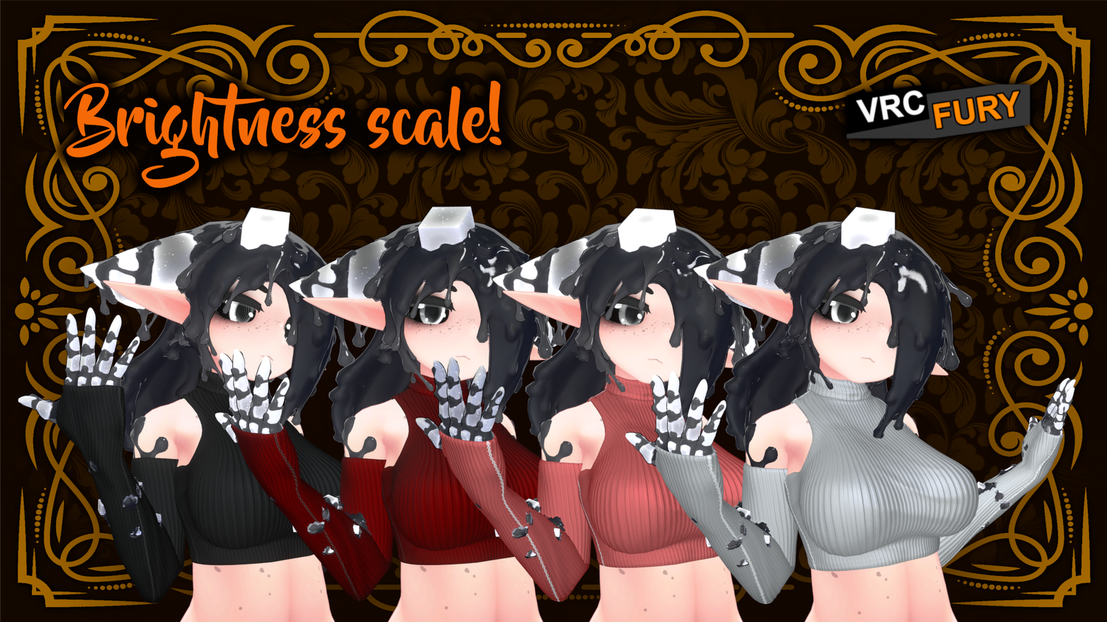 Crop top and Warmers Shoggoth ADDON(oneclick)