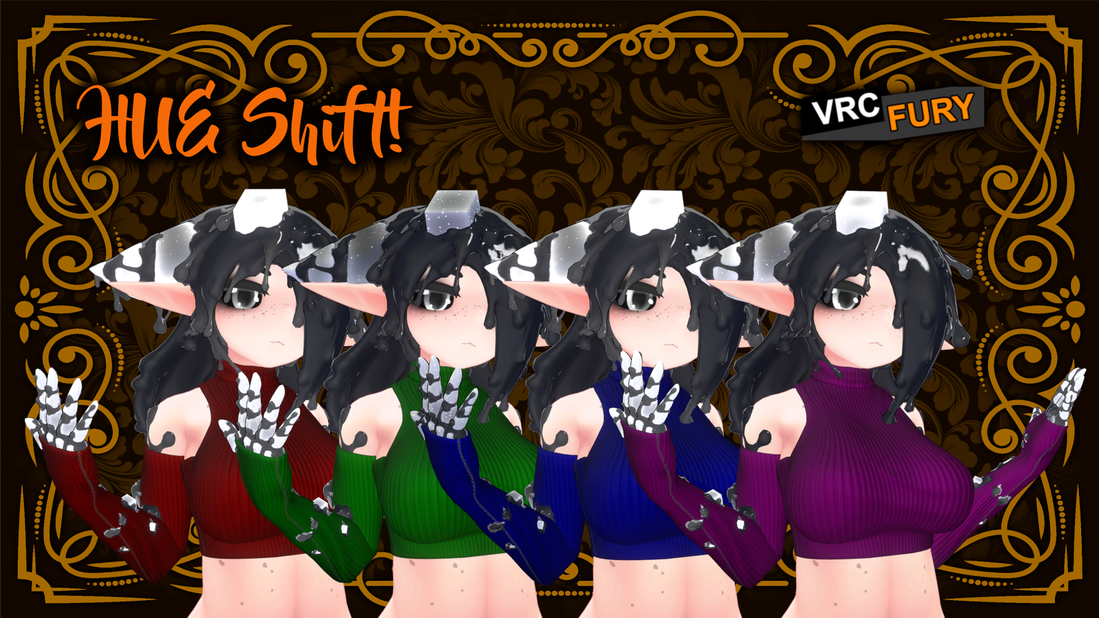 Crop top and Warmers Shoggoth ADDON(oneclick)
