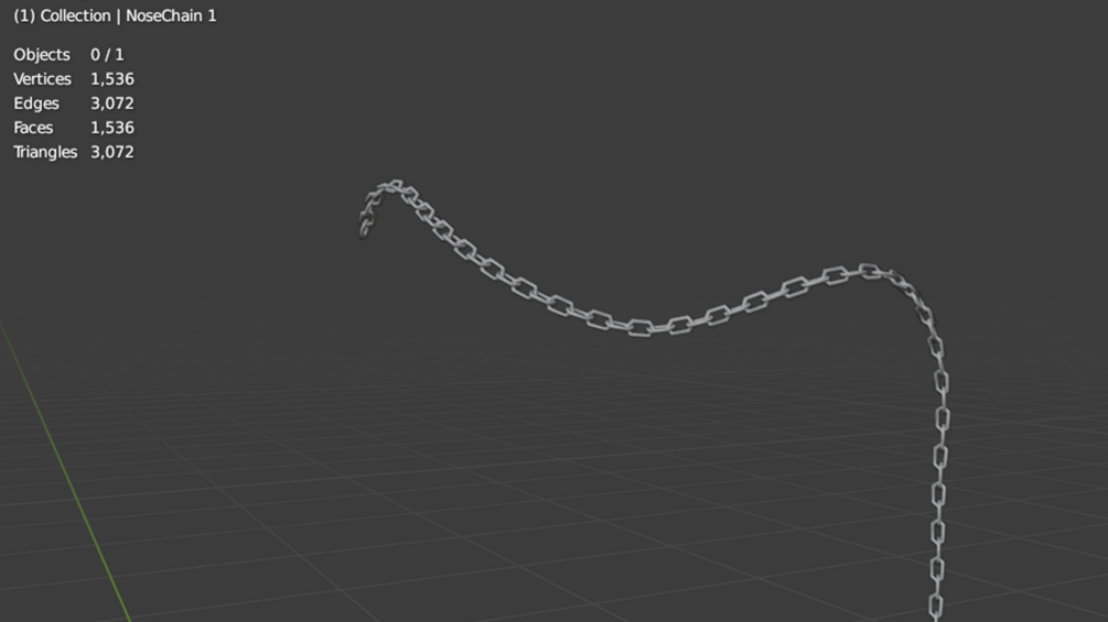 「 NOSE CHAIN 」 Rigged to Aurora