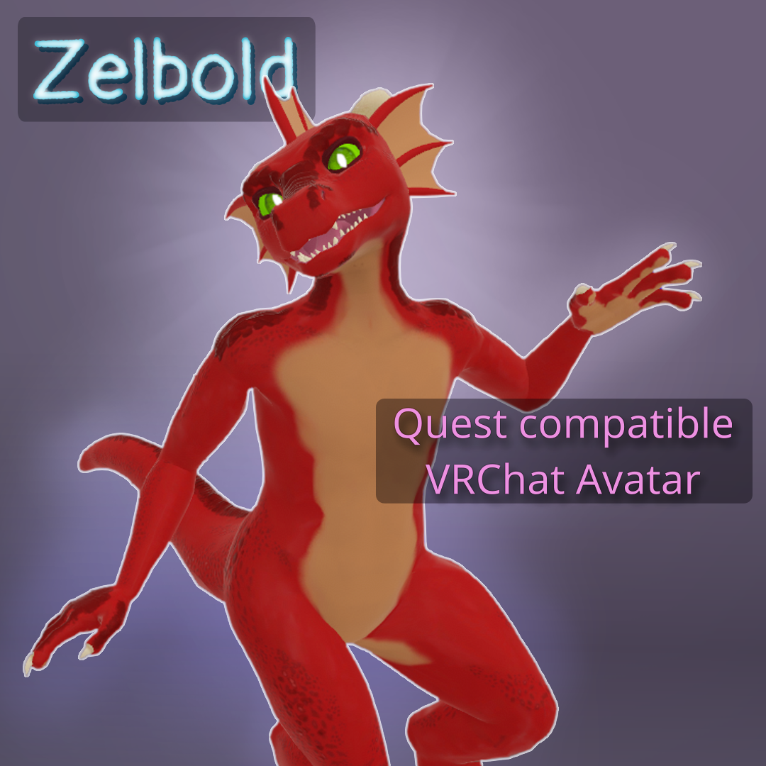 Zelbold - Lightweight Kobold Avatar for VRChat