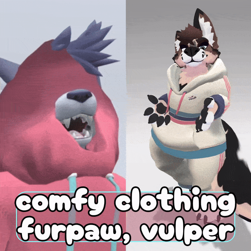 Comfy Clothing ( Furpaw, Vulper, Meowper )