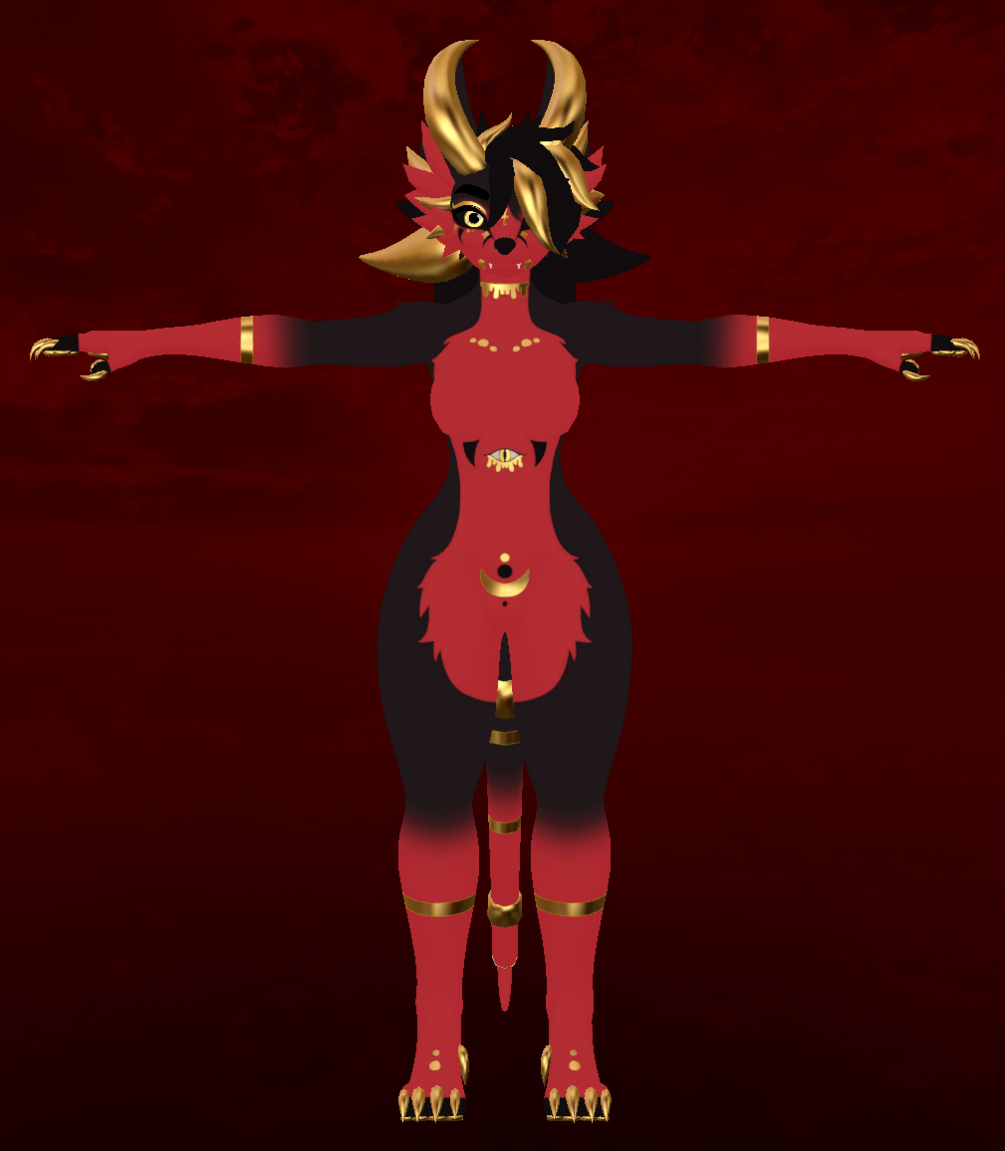 Red Anubis Octive Texture