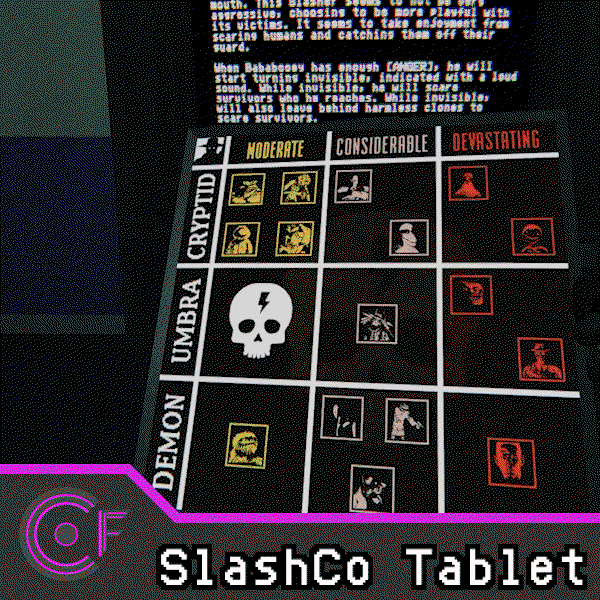 SlashCo Informational Tablet