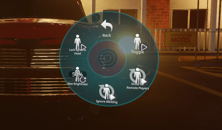 Eye Light System: See your surroundings!