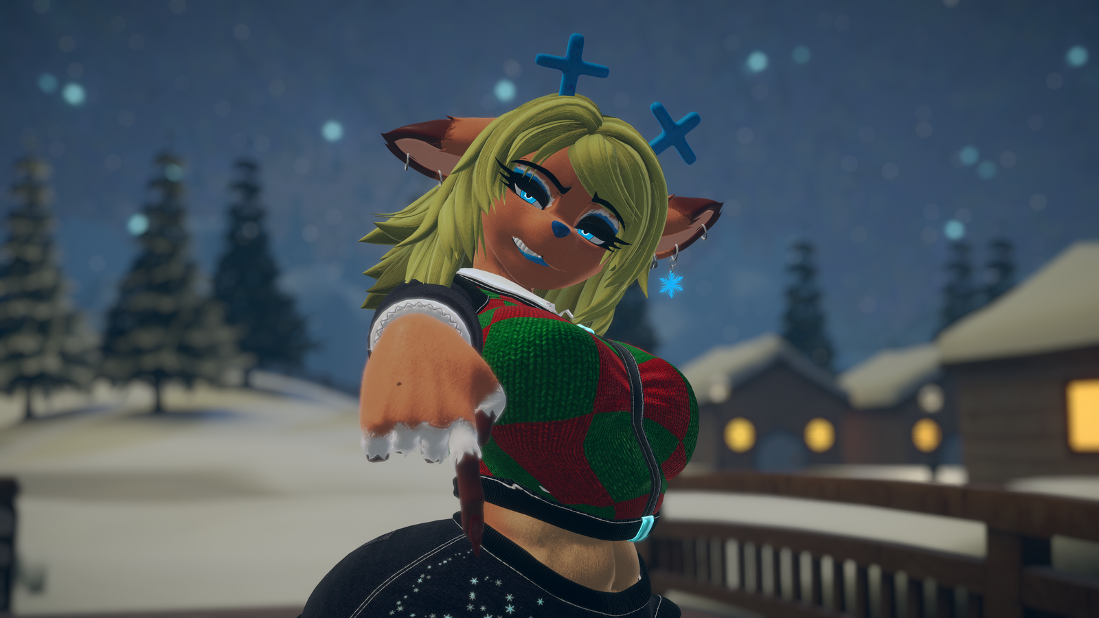 Christmas Doe [VRC + Blender Rig]