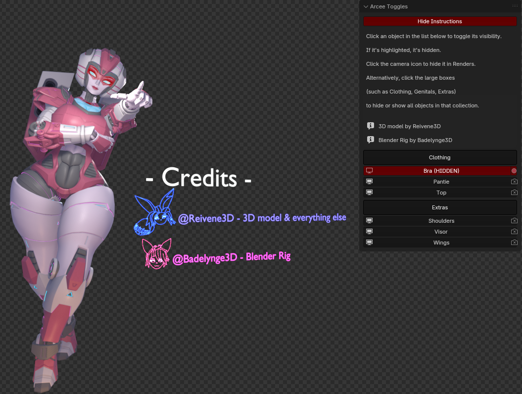 Bike Girl [VRC + Blender Rig]