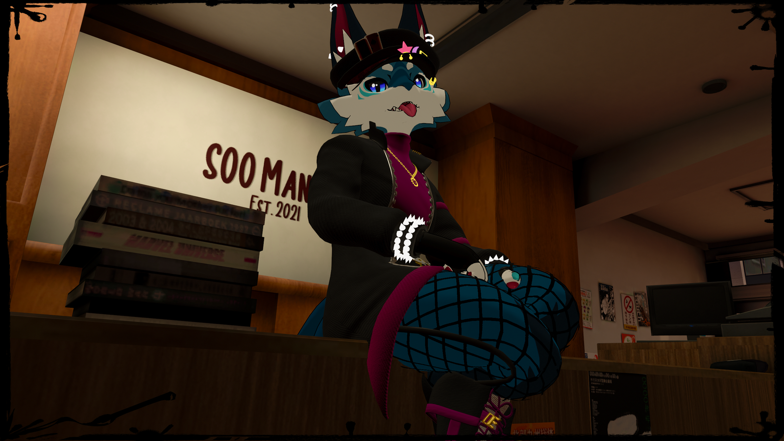 Midnight Rebel street-style outfit Novabeast