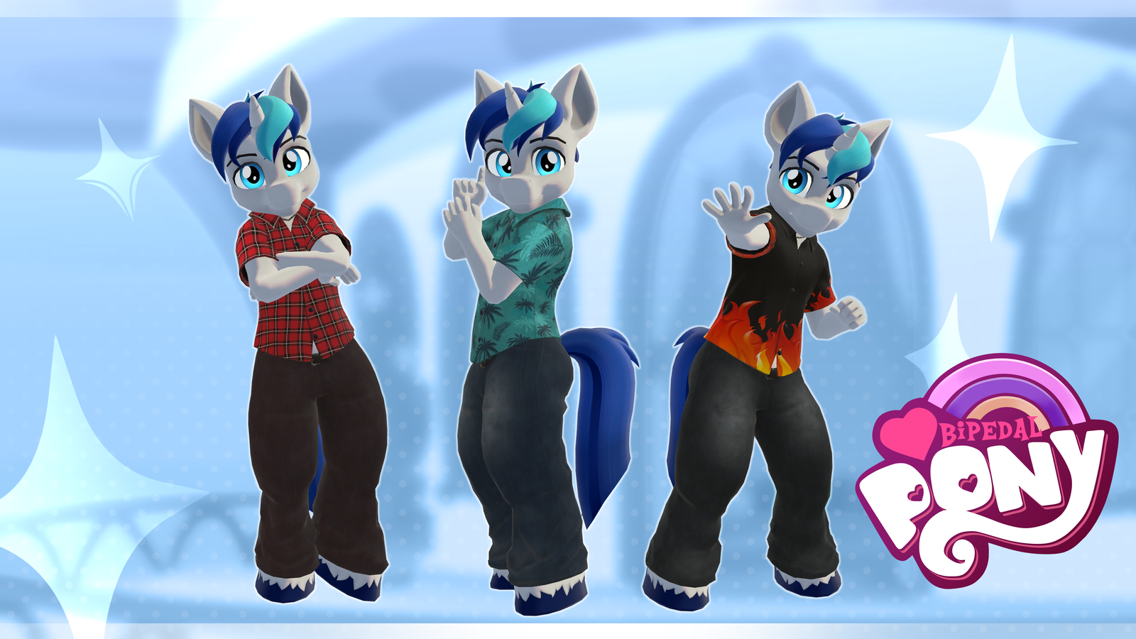 Bipedal Pony - Outfit Pack 1