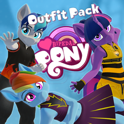 Bipedal Pony - Outfit Pack 1