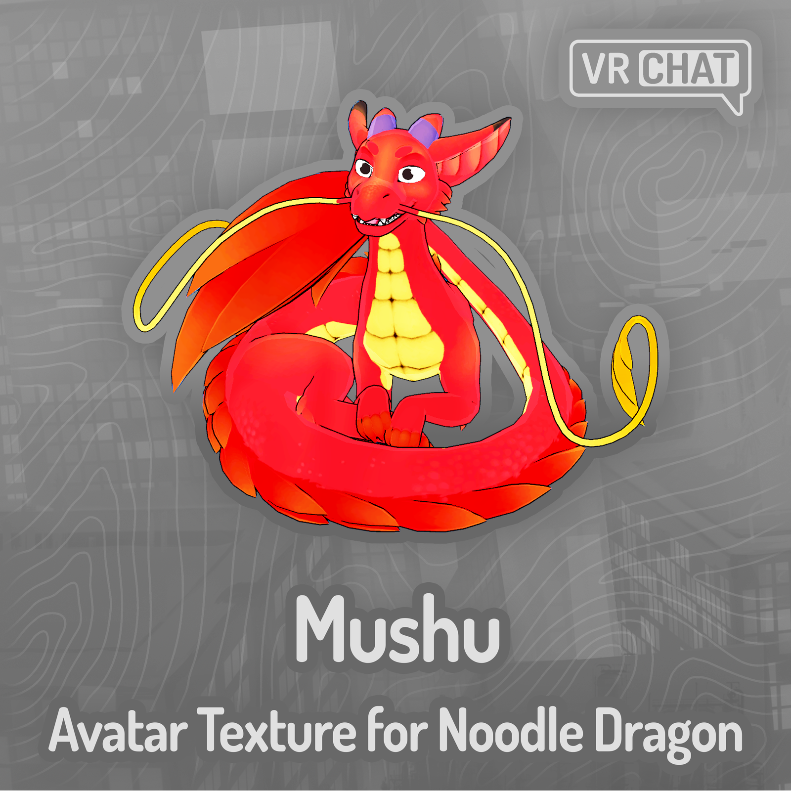 Mushu Texture for Noodle Dragon