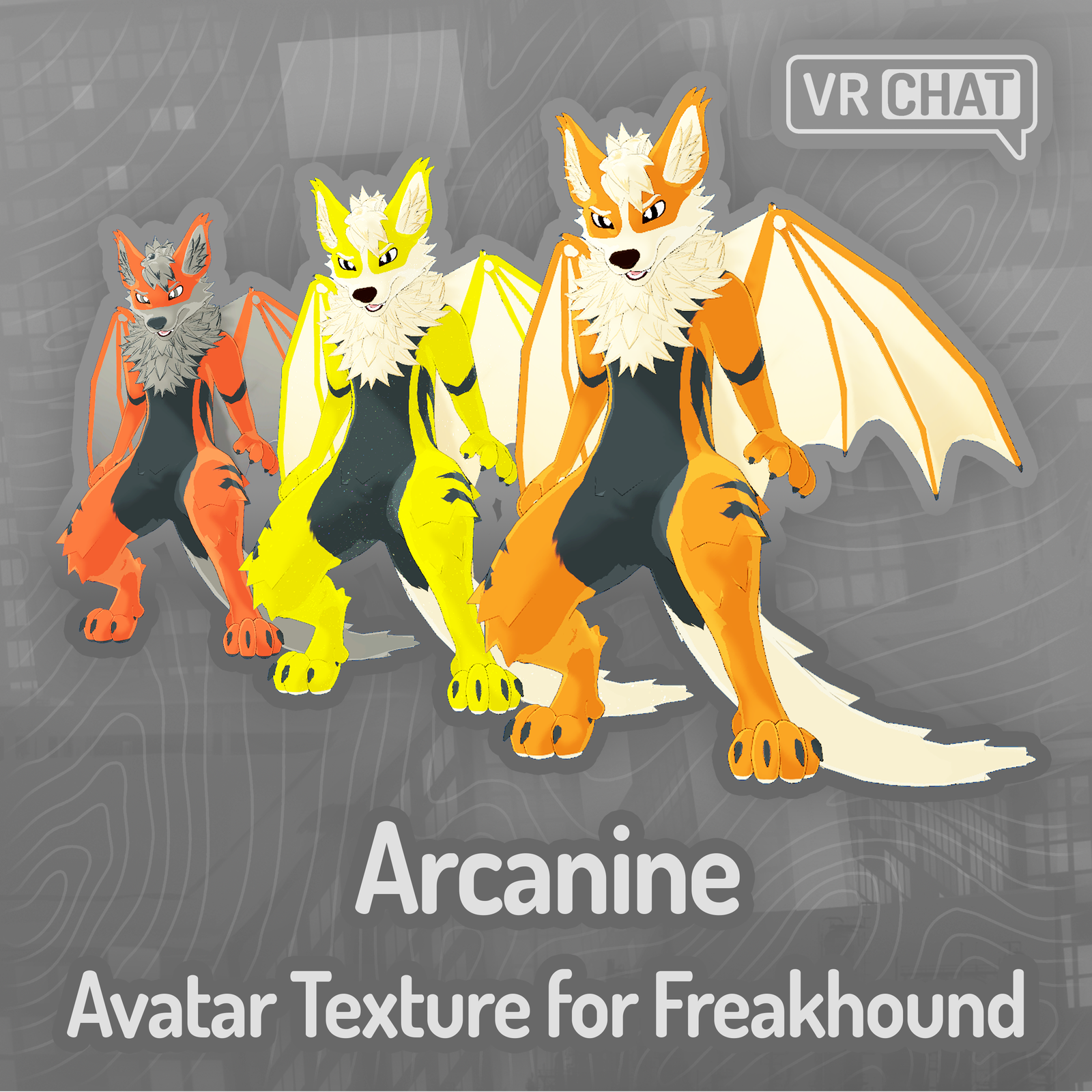 Arcanine Texture for Freakhound