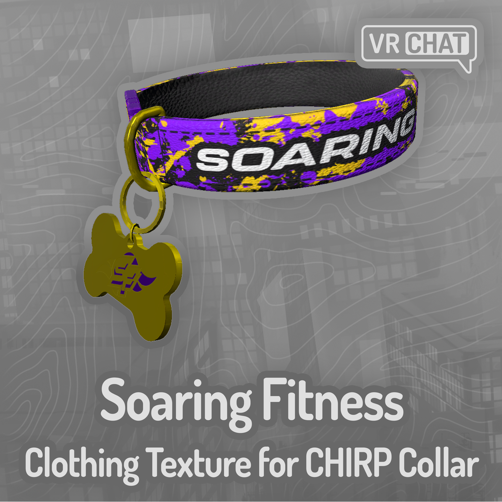 Soaring Fitness Texture for CHIRP Collar