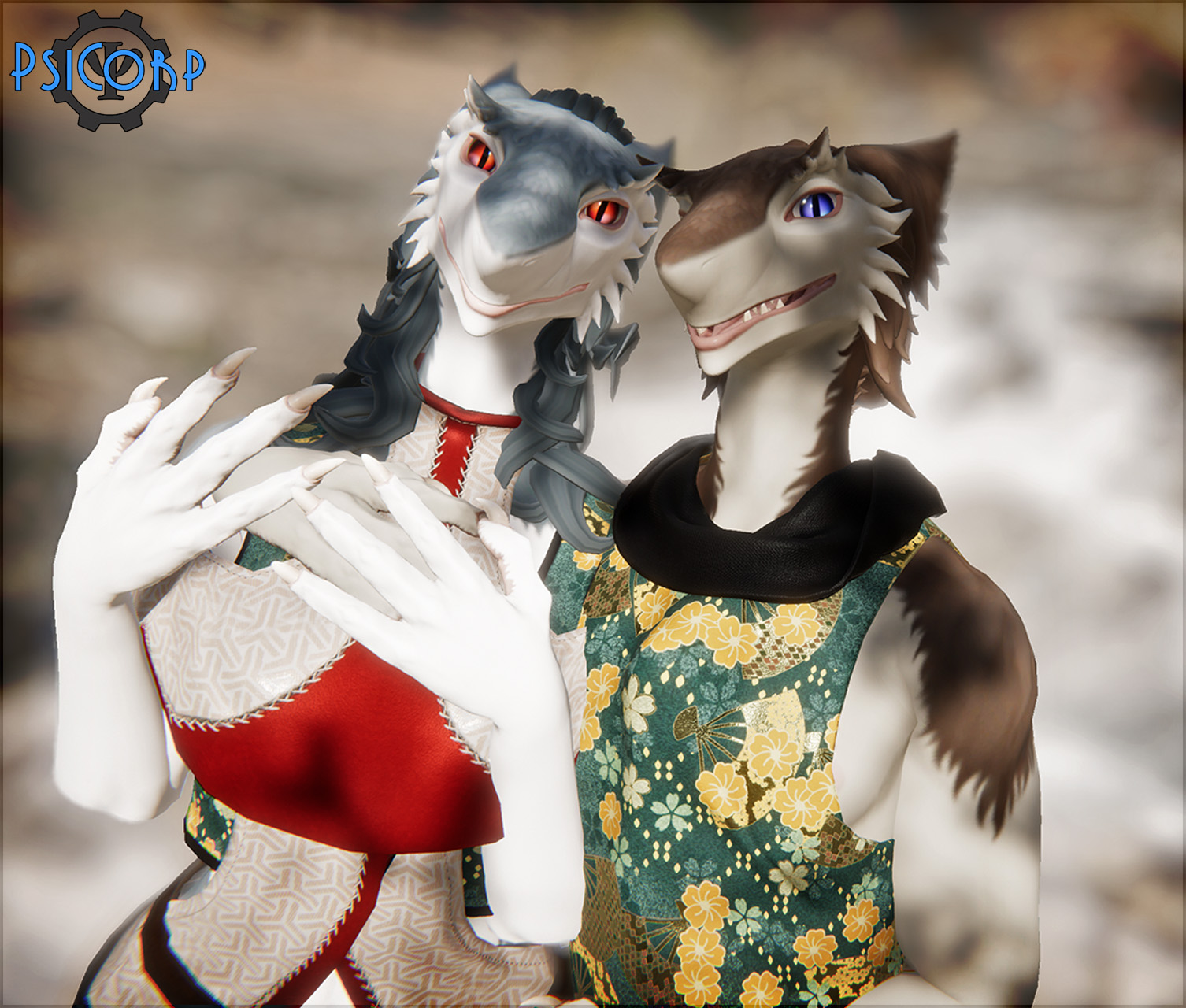 PsiCorpVR - Sergal Avatar [VRC, PC, SFW/NSFW]