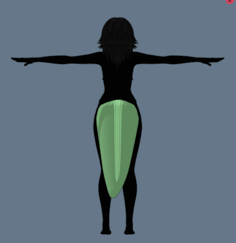 Simple Reptile tail
