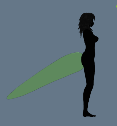 Simple Reptile tail