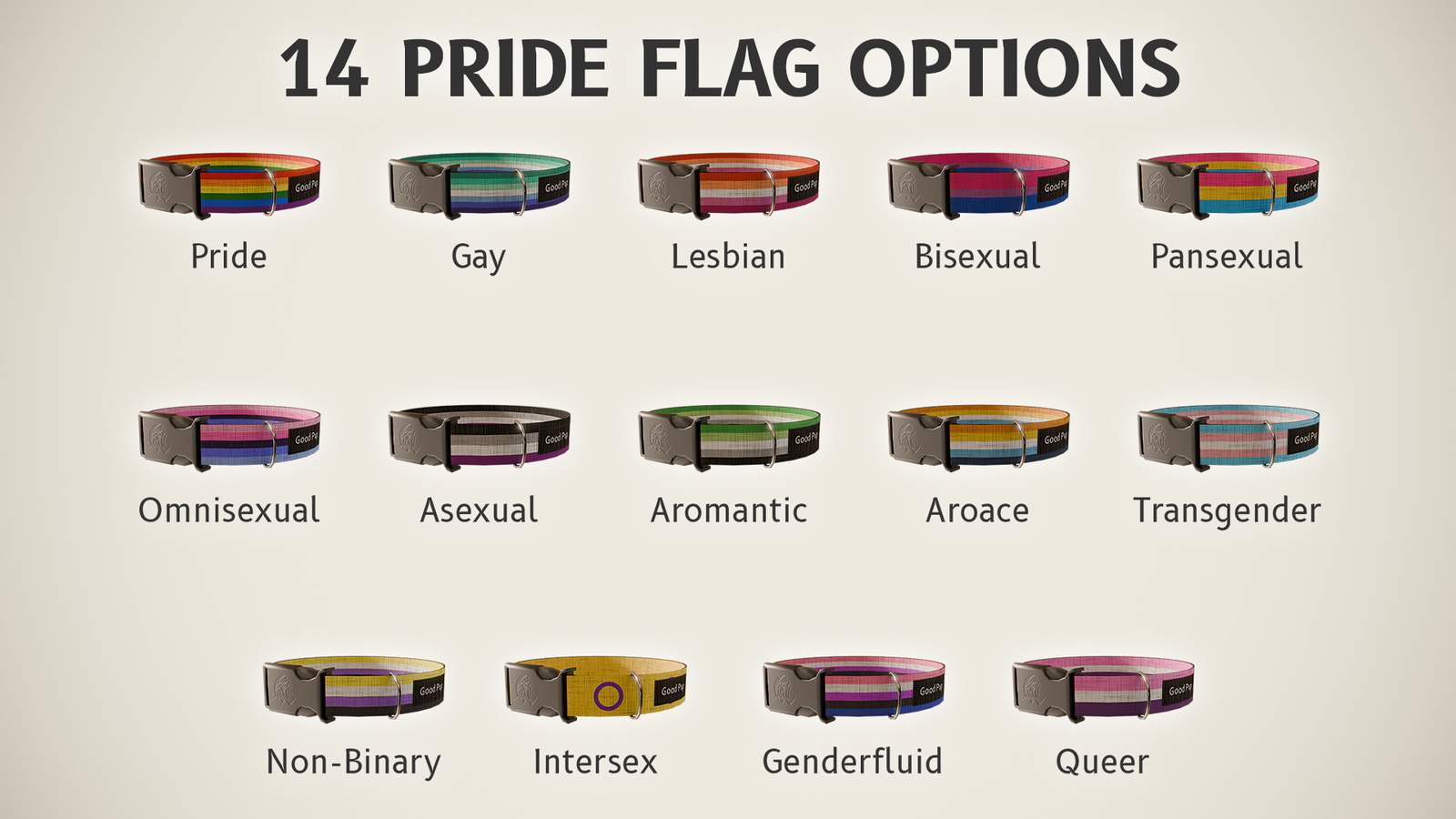 Pride Dog Collar for VRChat (14 Texture Variants)