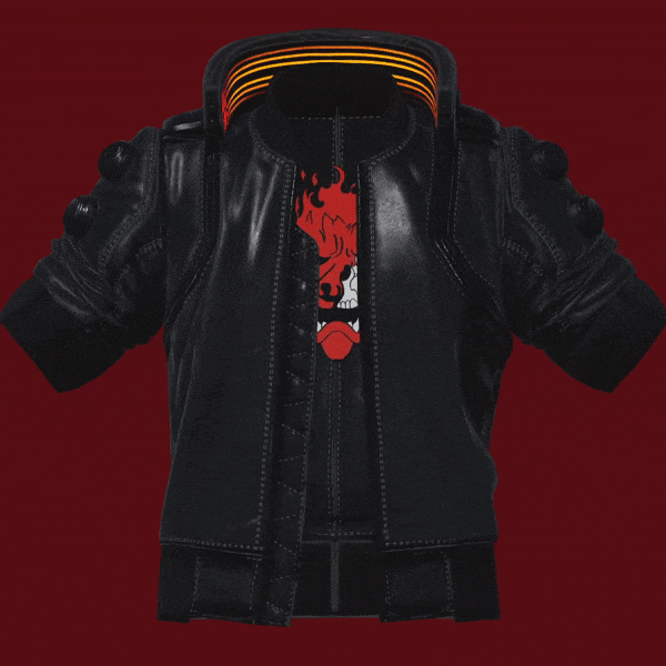 Cyberpunk 2077 Samurai Jacket (Unity/VRChat)