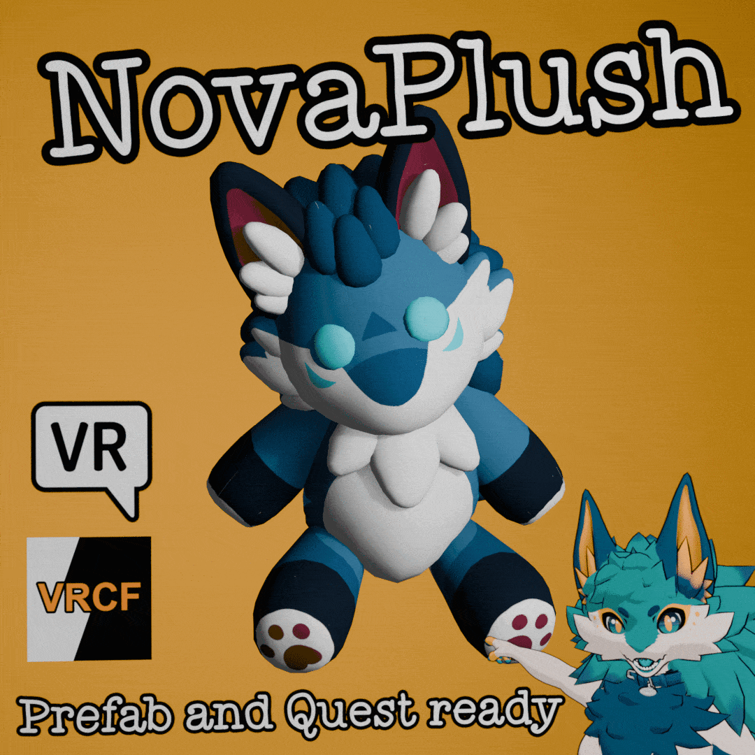 Novabeast Plush - VRCFury Prefab and Quest ready
