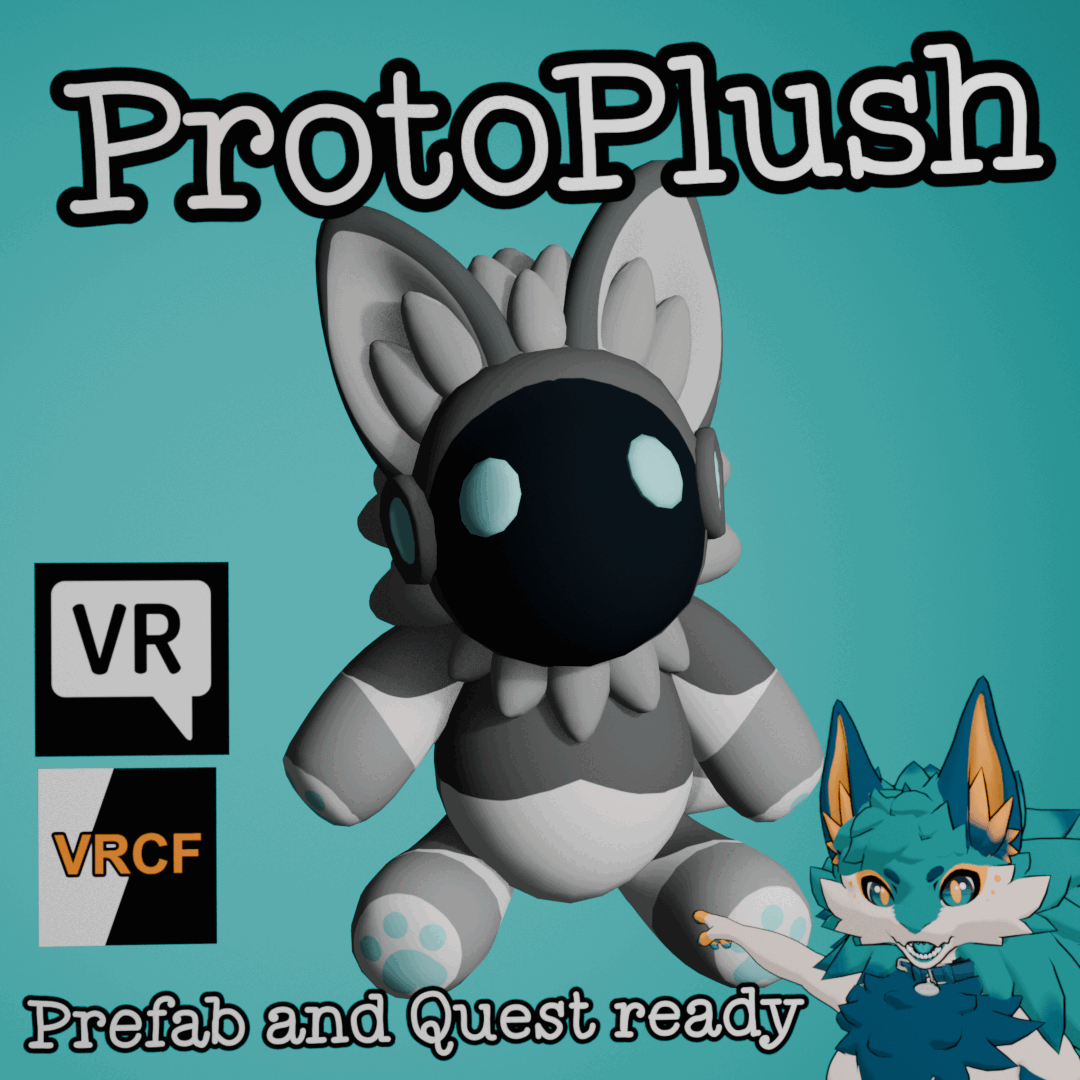 ProtoPlush - VRCFury Prefab and Quest ready