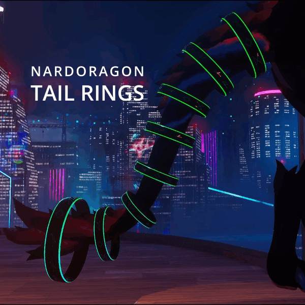 Nardoragon Tail Rings [VRCHAT]