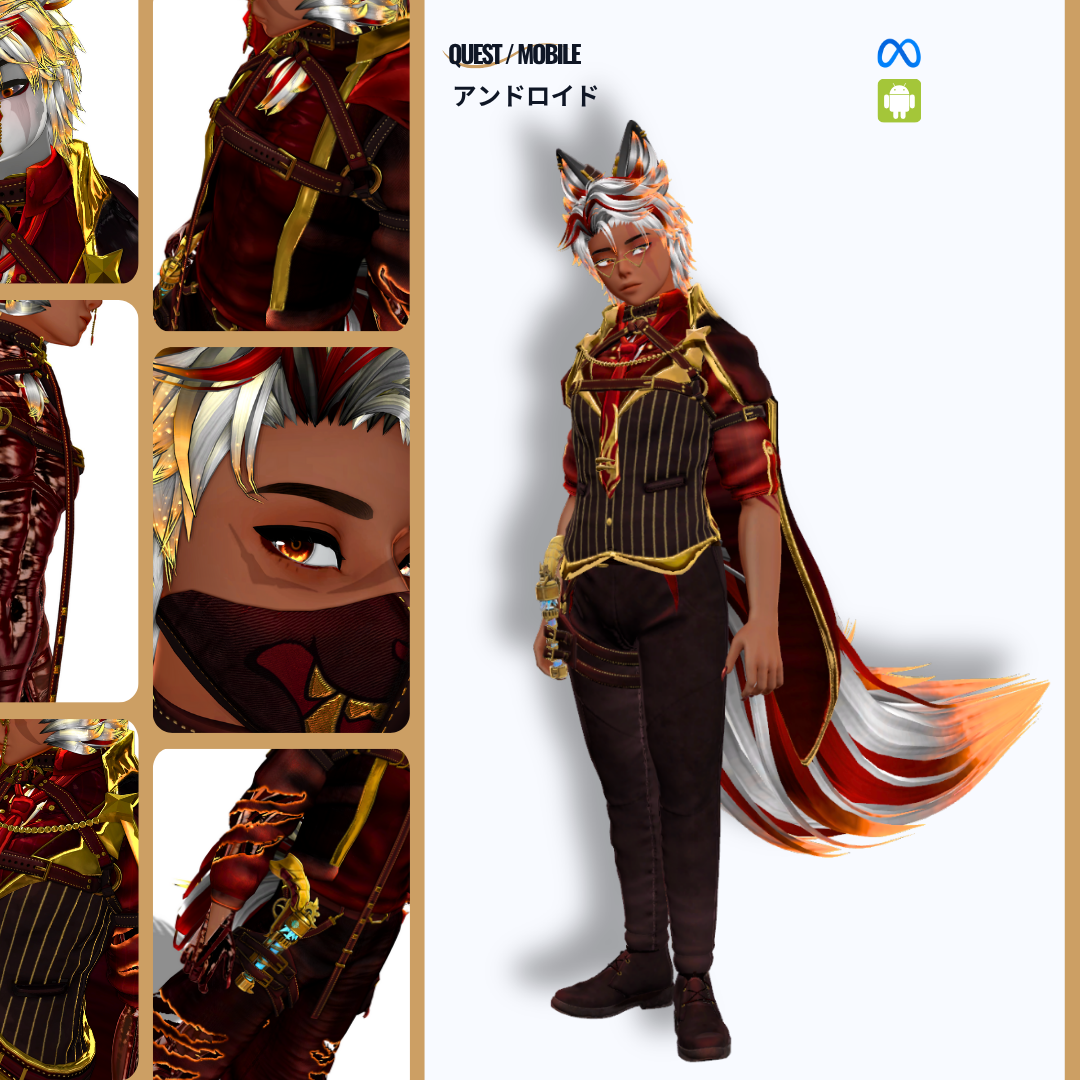 Ash - VRChat Avatar ( PC & Quest )