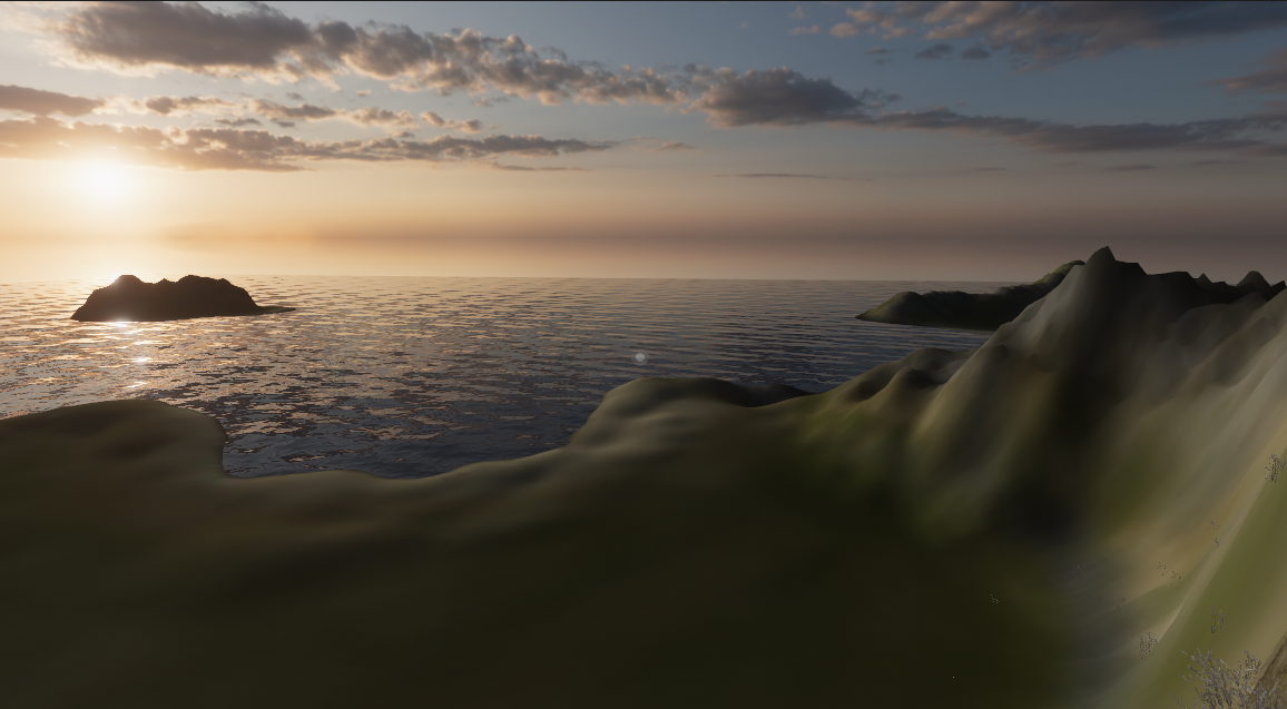 Tropical Islands Sunset (VRChat Base World)