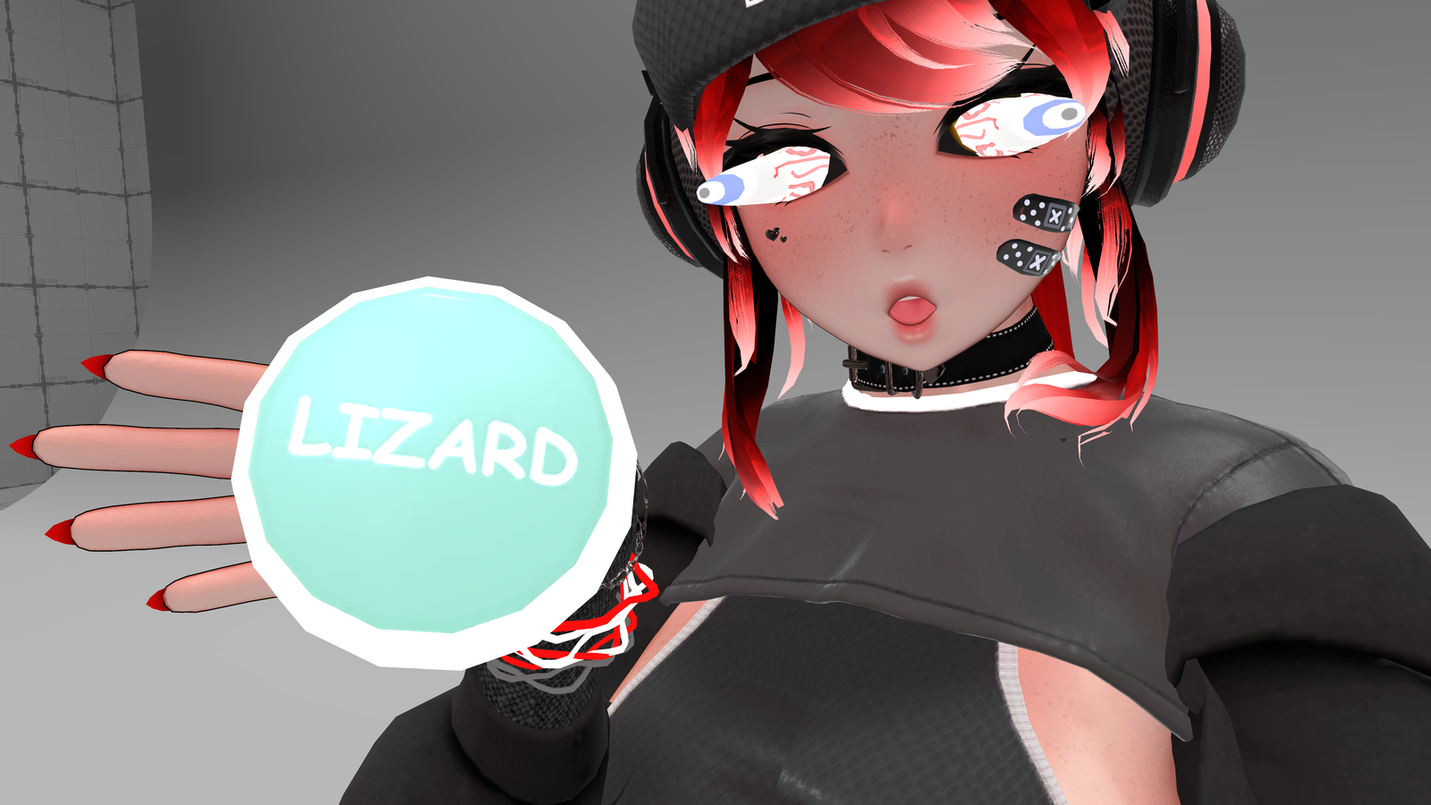 Lizard Button (VRChat Prefab + Quest)