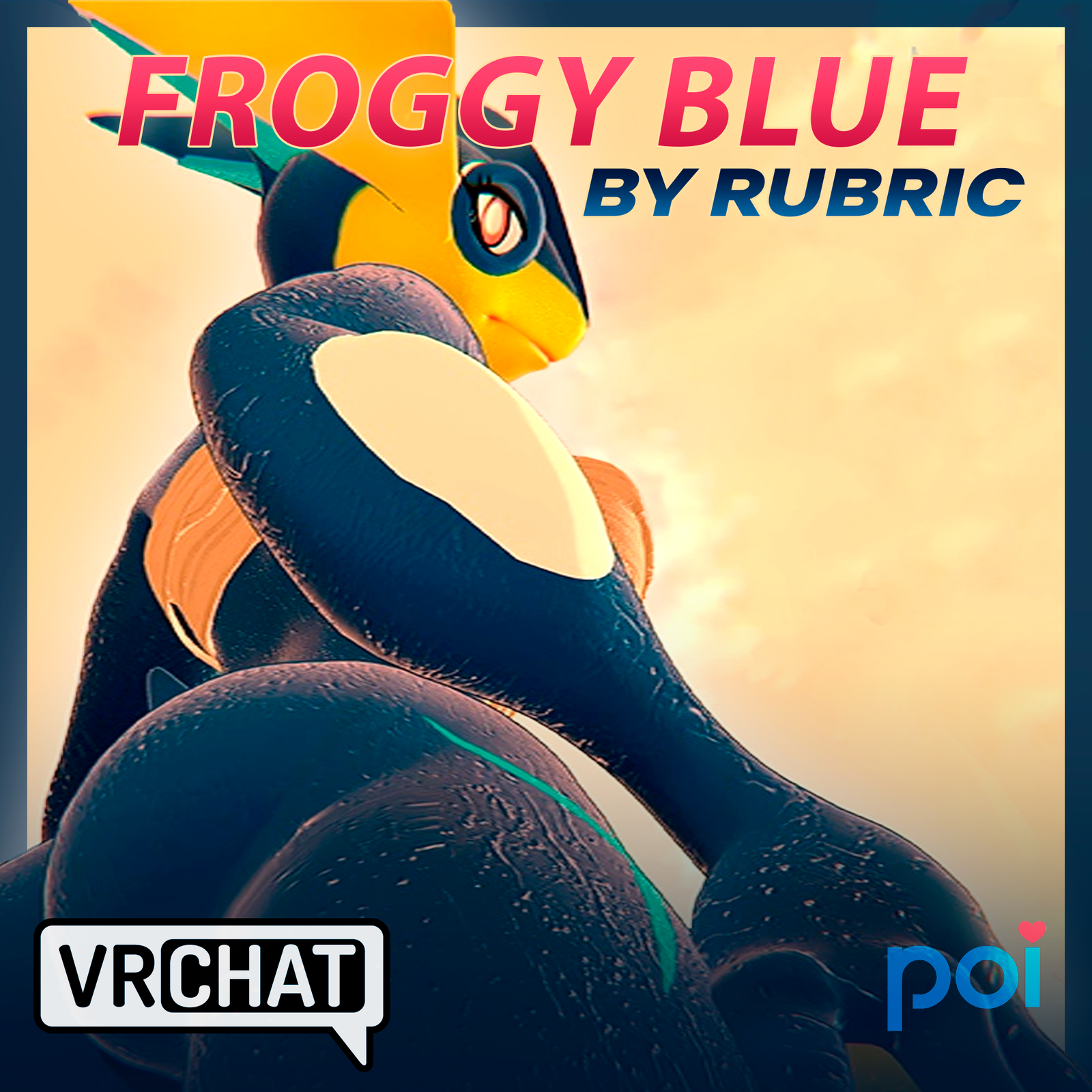 Froggy Blue [VR-Chat avatar]