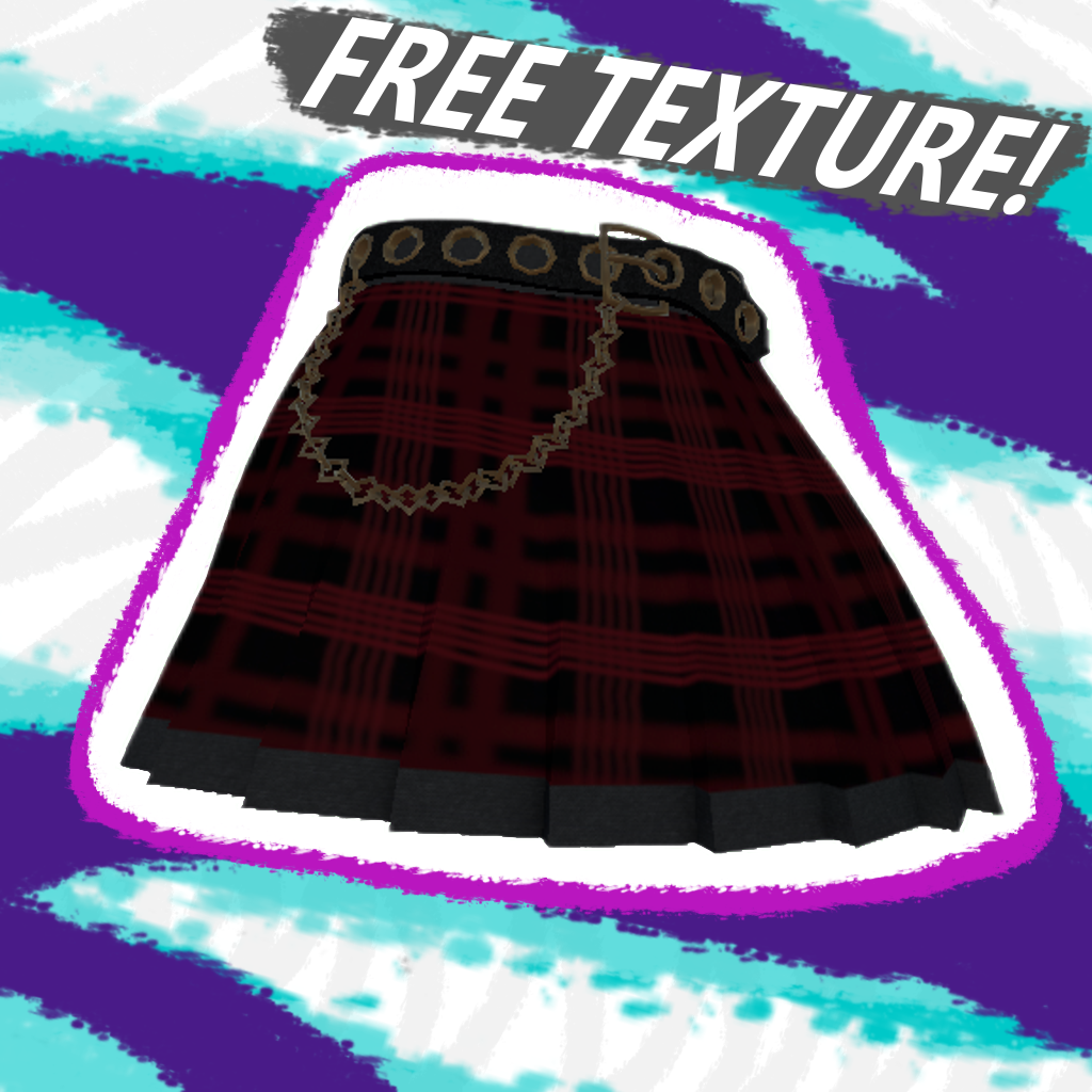 FREE! Mawlamute Plaid Skirt -TEXTURE ONLY-