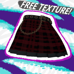 FREE! Mawlamute Plaid Skirt -TEXTURE ONLY-
