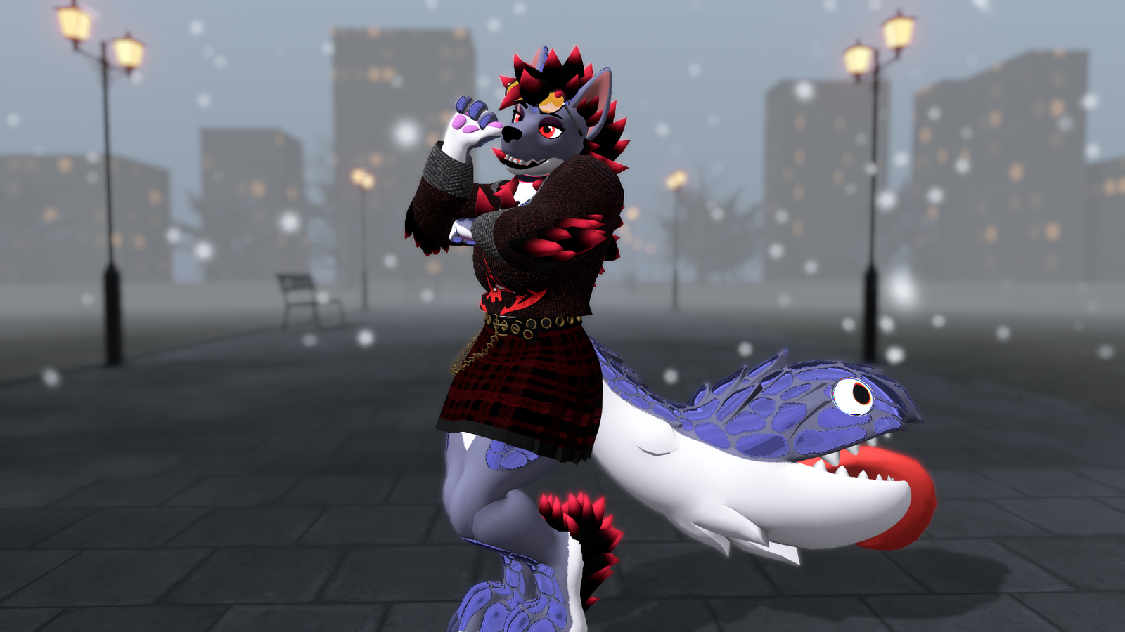 FREE! Mawlamute Plaid Skirt -TEXTURE ONLY-