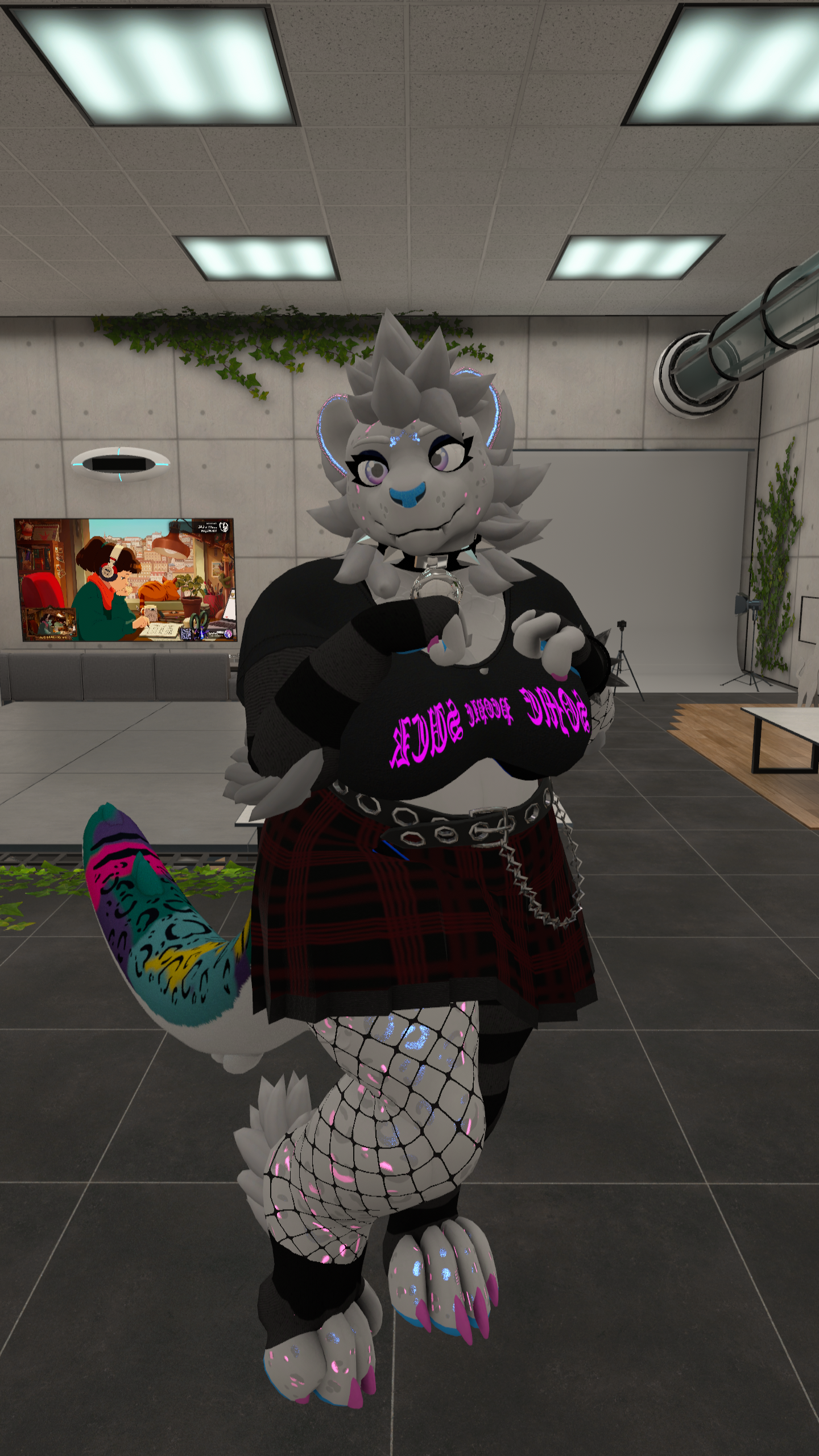 FREE! Mawlamute Plaid Skirt -TEXTURE ONLY-