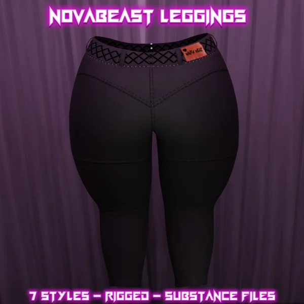 Novabeast Leggings ( 7 Styles - Rigged - Substance Files )
