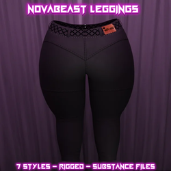 Novabeast Leggings ( 7 Styles - Rigged - Substance Files )