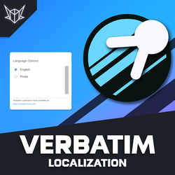 Verbatim Localization | VRChat World Prefab